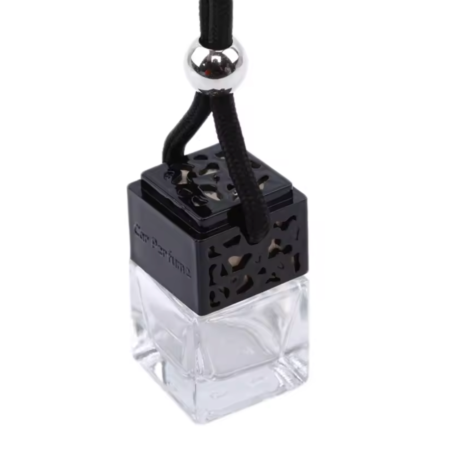 Dekorative Duftflasche CUBE für Auto, stilvolles Design und angenehmer Wohlfühl-Duft.
